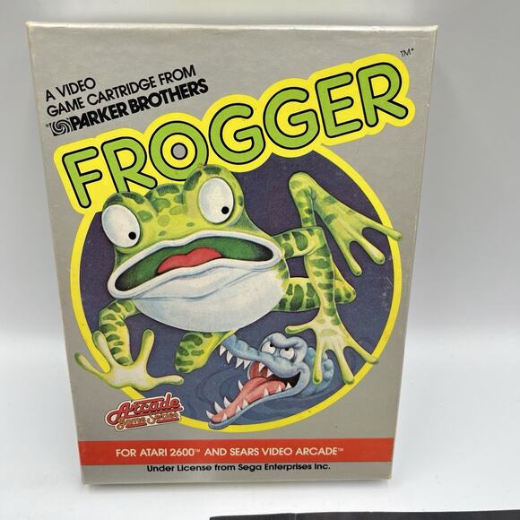 Frogger (Atari 2600) Game CIB Complete - Picture 7 of 14